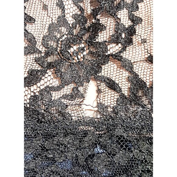 Vintage Vanity Fair Slip Skirt Womens Size M Black Lace Half Slip Lingerie Under - Picture 7 of 12